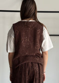 Carica l'immagine nel visualizzatore della galleria, Gilet ZAHJR in crochet