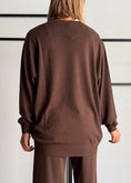 Carica l'immagine nel visualizzatore della galleria, Maglia over Moro scollo a V - KONTATTO