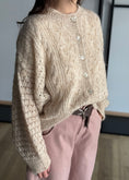 Carica l'immagine nel visualizzatore della galleria, Cardigan in mohair -KONTATTO