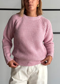 Carica l'immagine nel visualizzatore della galleria, Maglia girocollo rosa - KONTATTO