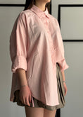 Carica l'immagine nel visualizzatore della galleria, Camicia THEVICE oversize rosa