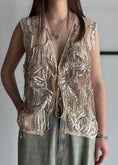 Carica l'immagine nel visualizzatore della galleria, Gilet PHILIALOFT in tulle con paillettes