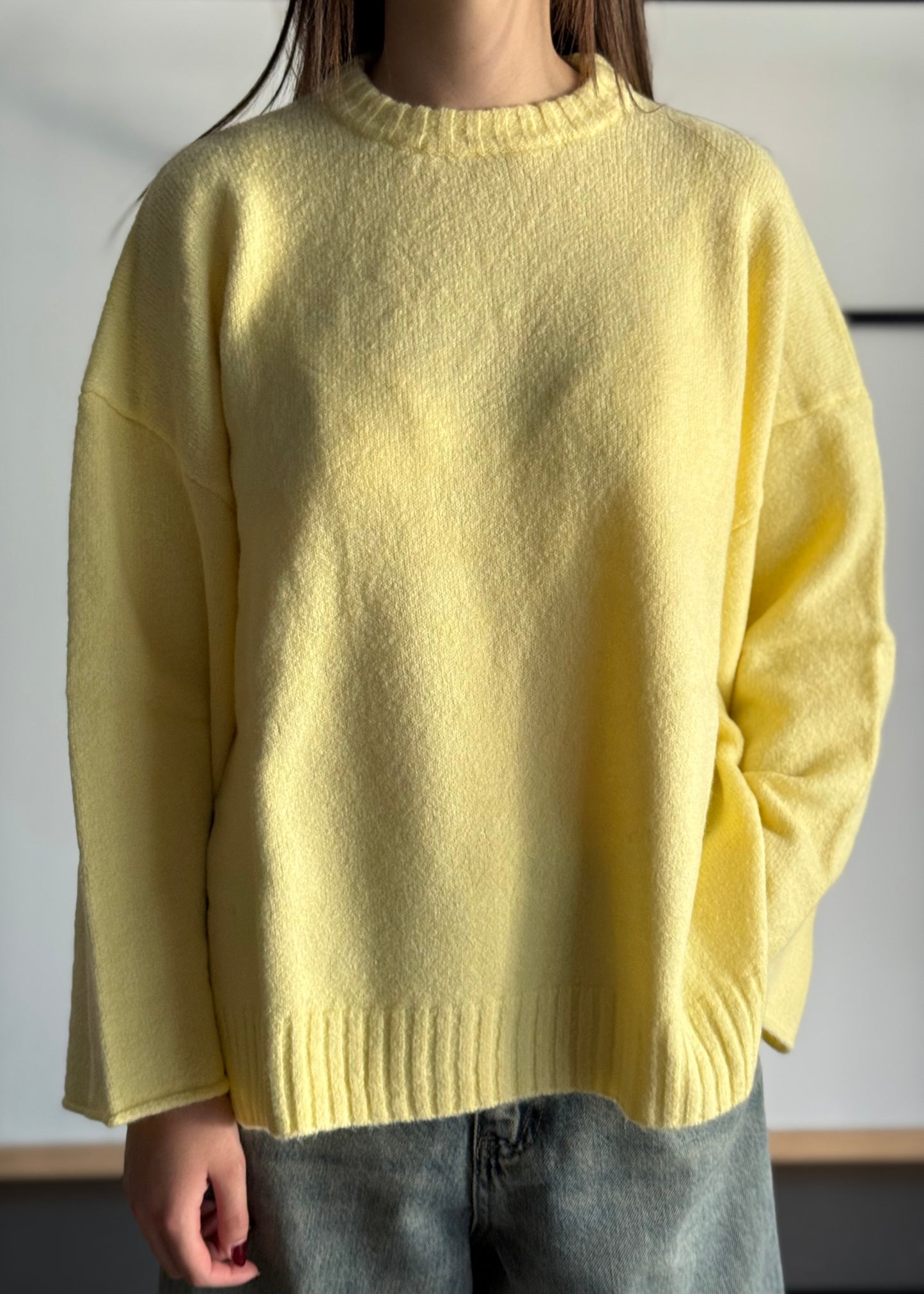 Maglia over in misto lana -KONTATTO