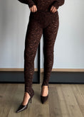 Carica l'immagine nel visualizzatore della galleria, Leggings moro in pizzo - ZAHJR