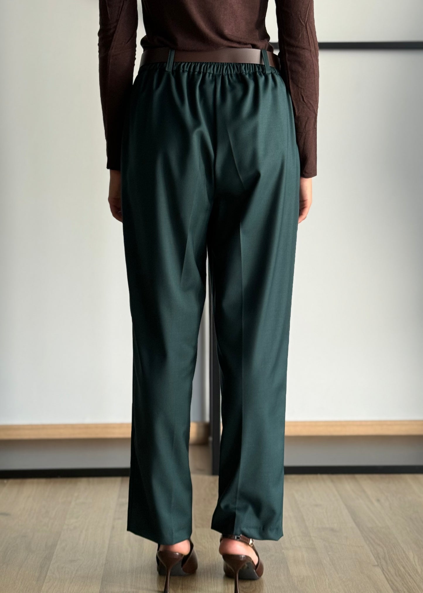 Pantalone dritto con cintura -ZAHJR