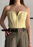 Carica l'immagine nel visualizzatore della galleria, Top bustier THEVICE giallo