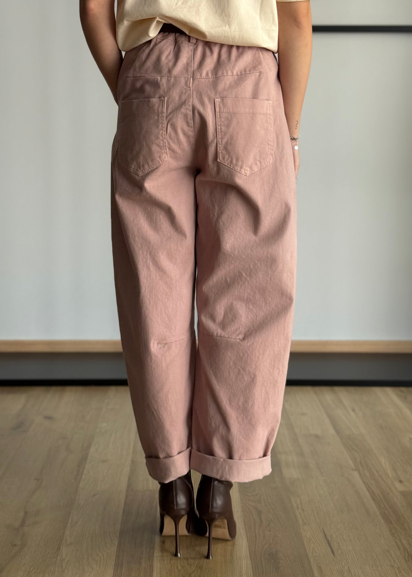 Pantalone balloon con cintura -ZAHJR