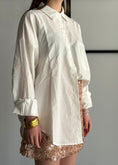 Carica l'immagine nel visualizzatore della galleria, Camicia THEVICE oversize bianca