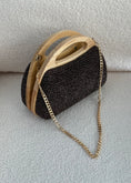 Carica l'immagine nel visualizzatore della galleria, Clutch in rafia moro