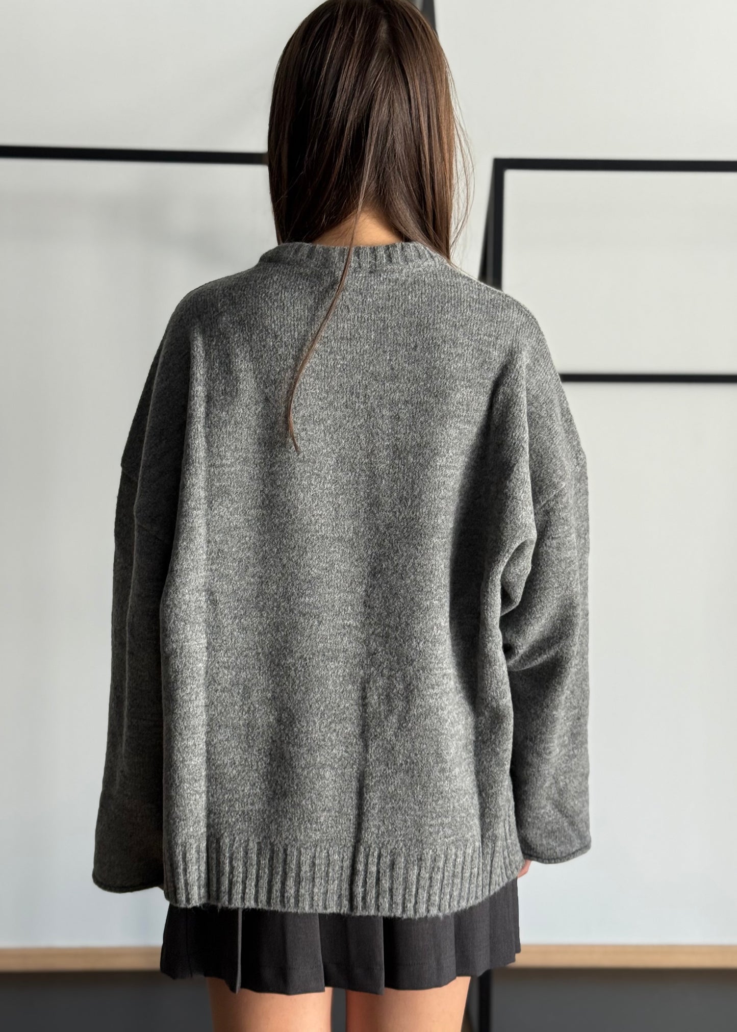 Maglia over in misto lana -KONTATTO