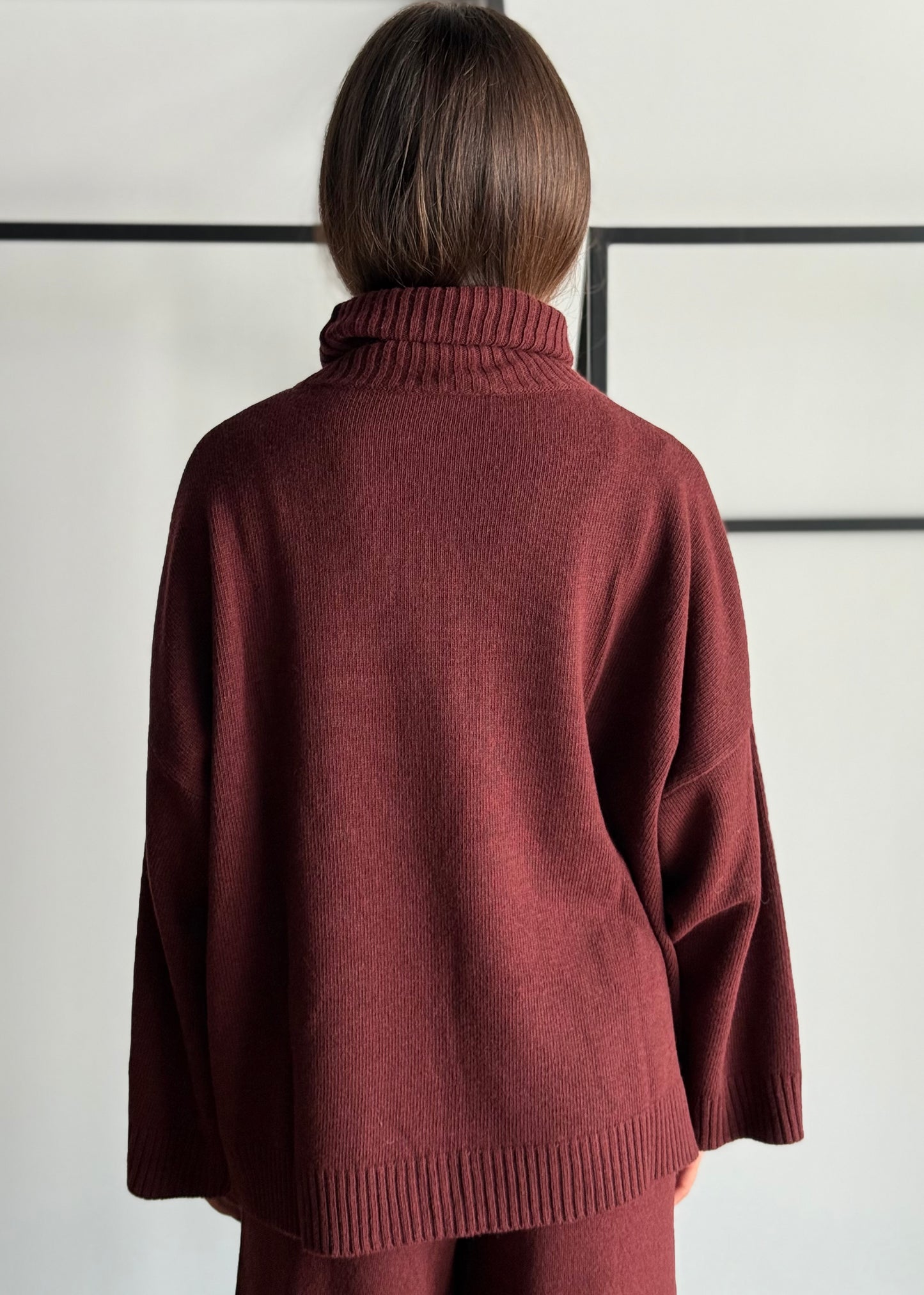 Maglia dolcevita oversize -KONTATTO