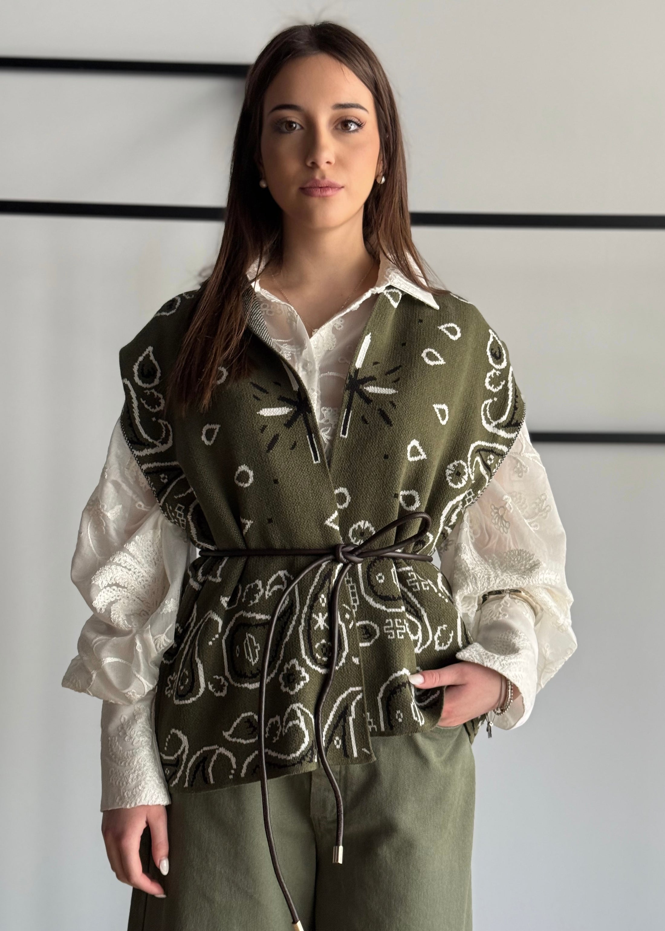 Gilet KONTATTO jacquard