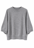 Carica l'immagine nel visualizzatore della galleria, Maglia con maniche a 3/4 grigio - PHILIALOFT
