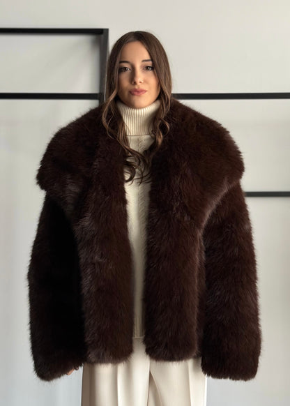 Eco-pelliccia KONTATTO moro