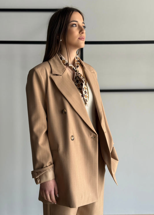 Blazer ZAHJR doppiopetto gessato