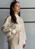 Carica l'immagine nel visualizzatore della galleria, Camicia ZAHJR con paillettes latte
