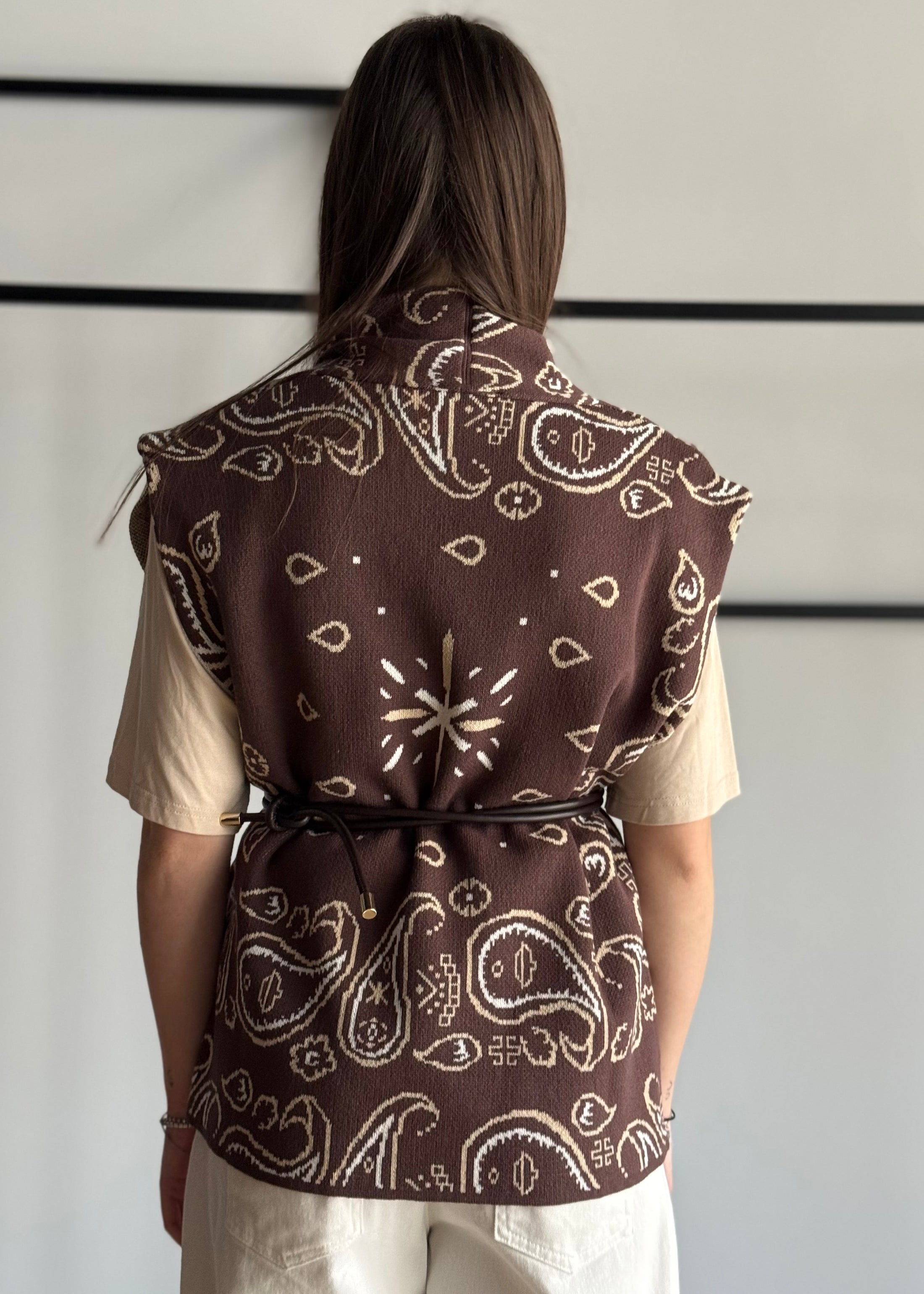 Gilet KONTATTO jacquard