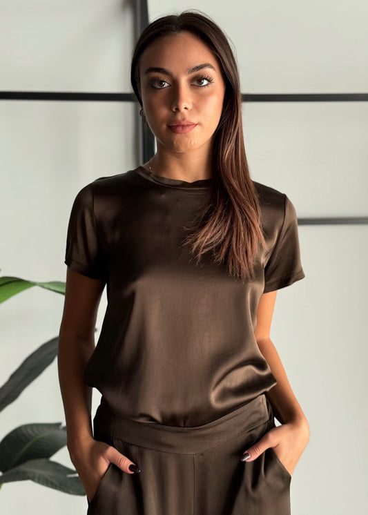 T-shirt basic in viscosa -ZAHJR