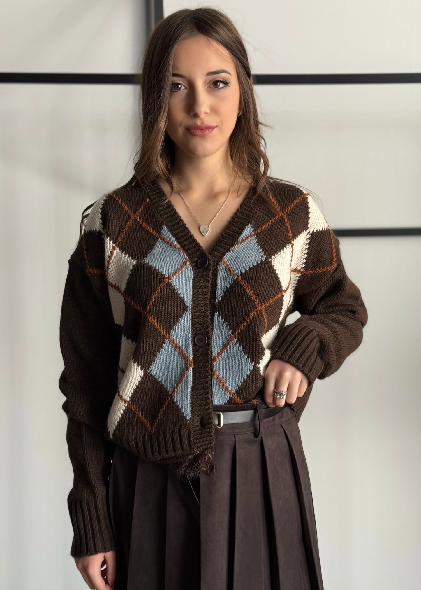 Cardigan PHILIALOFT a rombi