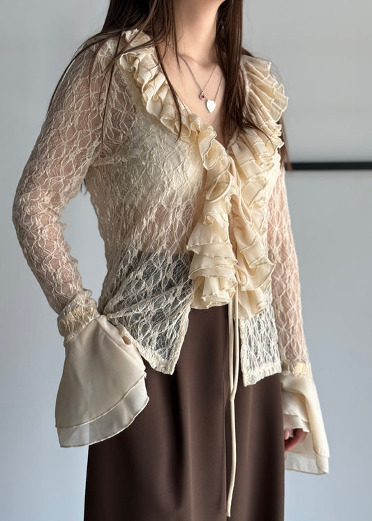 Blusa THEVICE in pizzo