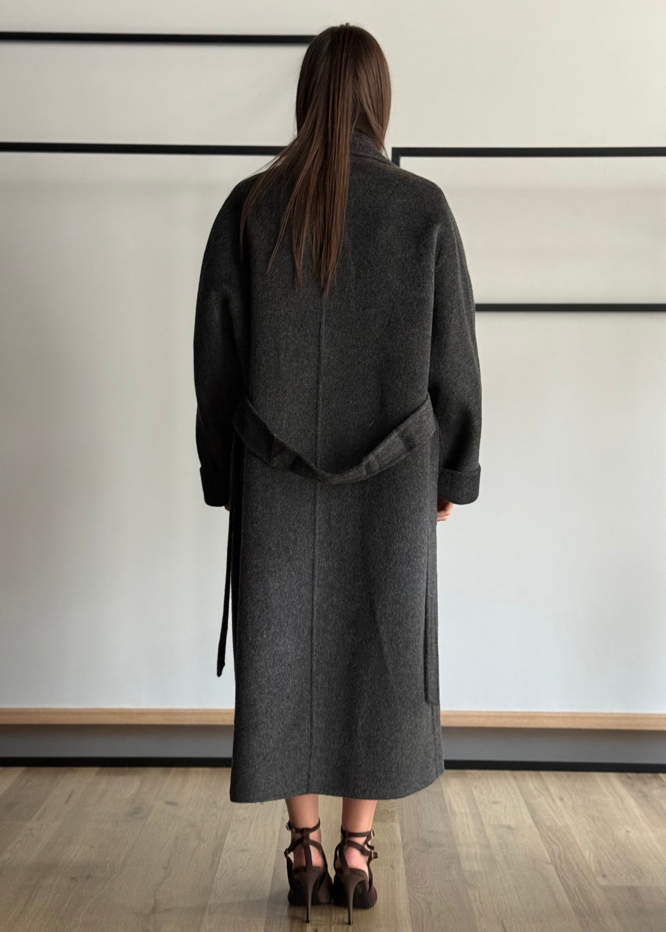 Cappotto E-WOMAN con cintura