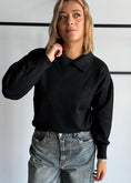 Carica l'immagine nel visualizzatore della galleria, Maglia polo nera - ZAHJR
