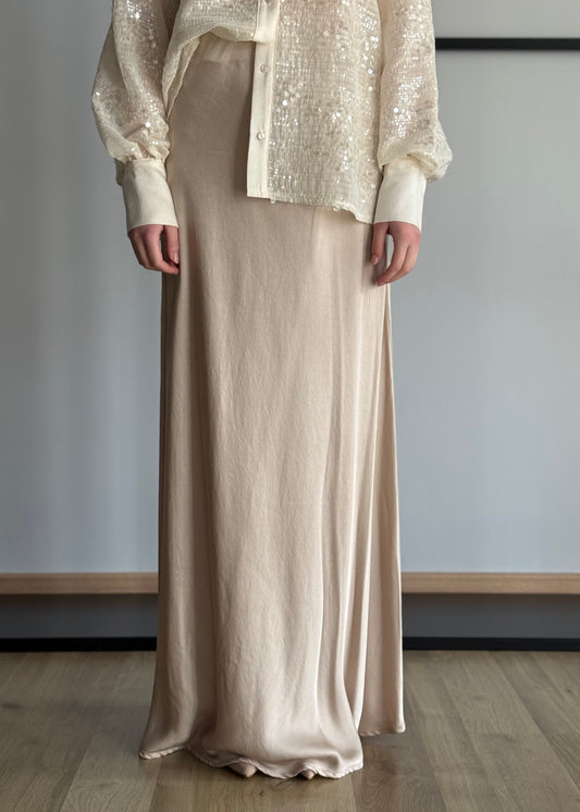 Gonna ZAHJR in satin avena