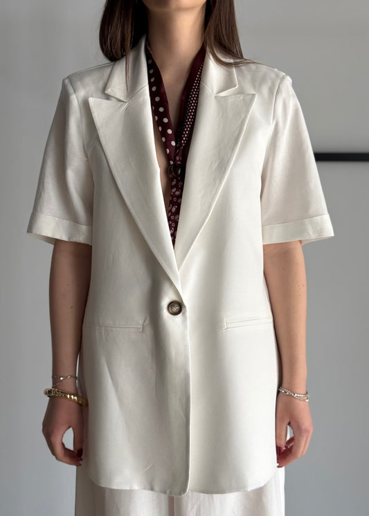 Blazer monopetto ZAHJR con foulard