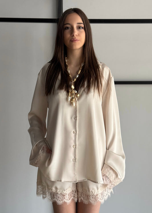 Camicia PHILIALOFT con pizzo