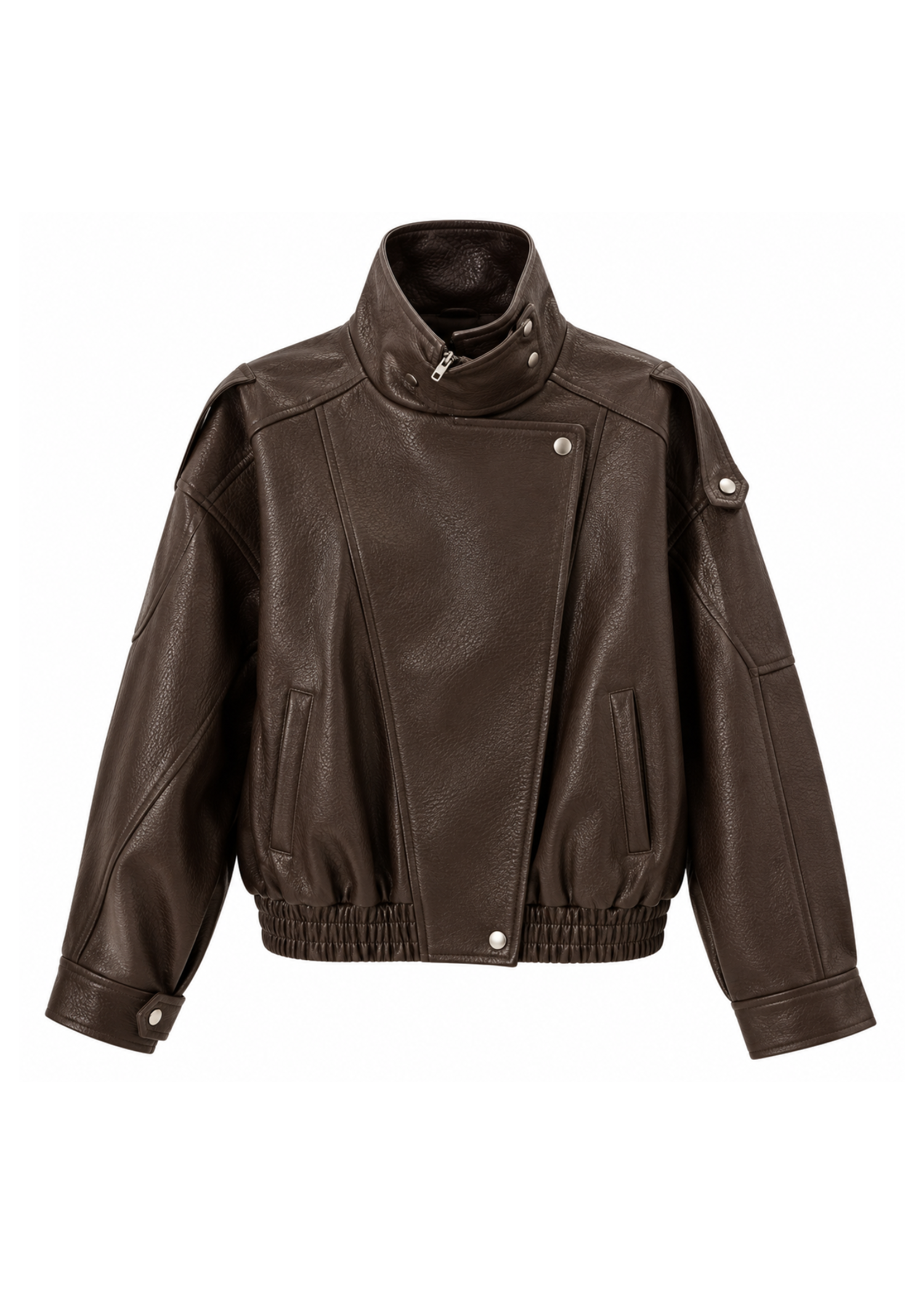 Biker Moro oversize in ecopelle