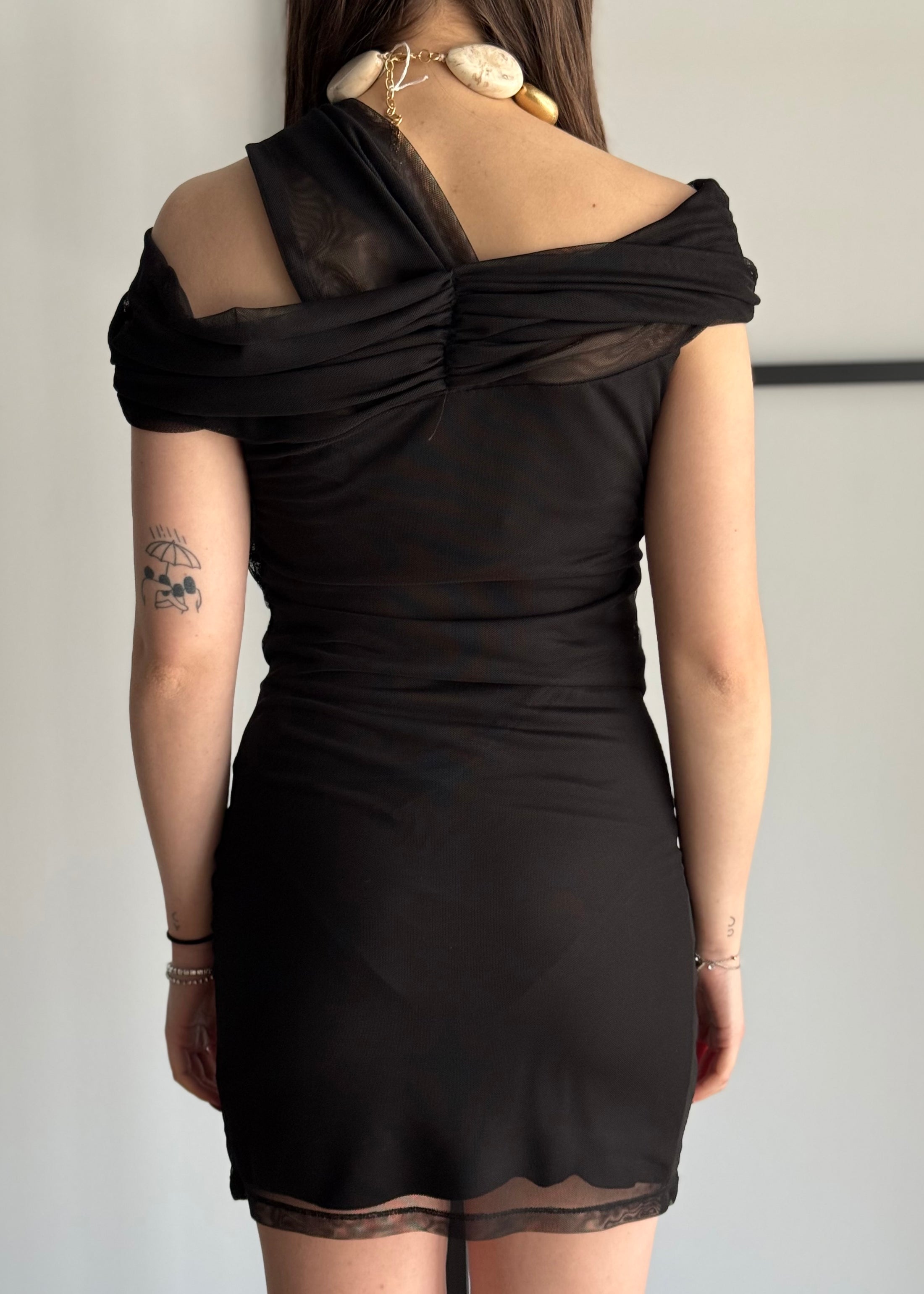 Abito KONTATTO drappeggiato nero