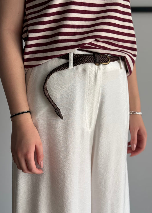 Pantalone palazzo ZAHJR bianco