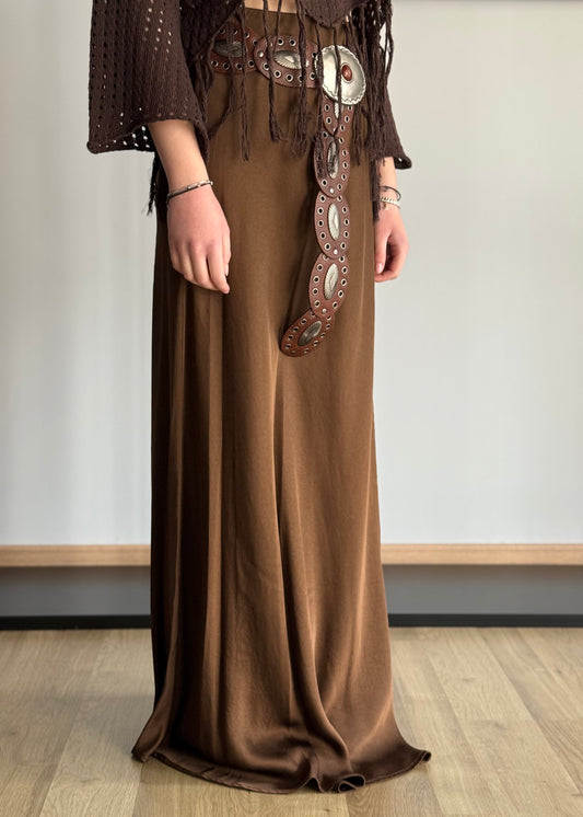 Gonna ZAHJR in satin moro