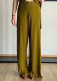 Carica l'immagine nel visualizzatore della galleria, Pantalone KONTATTO olio gamba ampia
