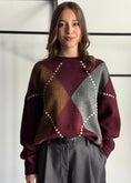 Carica l'immagine nel visualizzatore della galleria, Maglia ZAHJR a rombi
