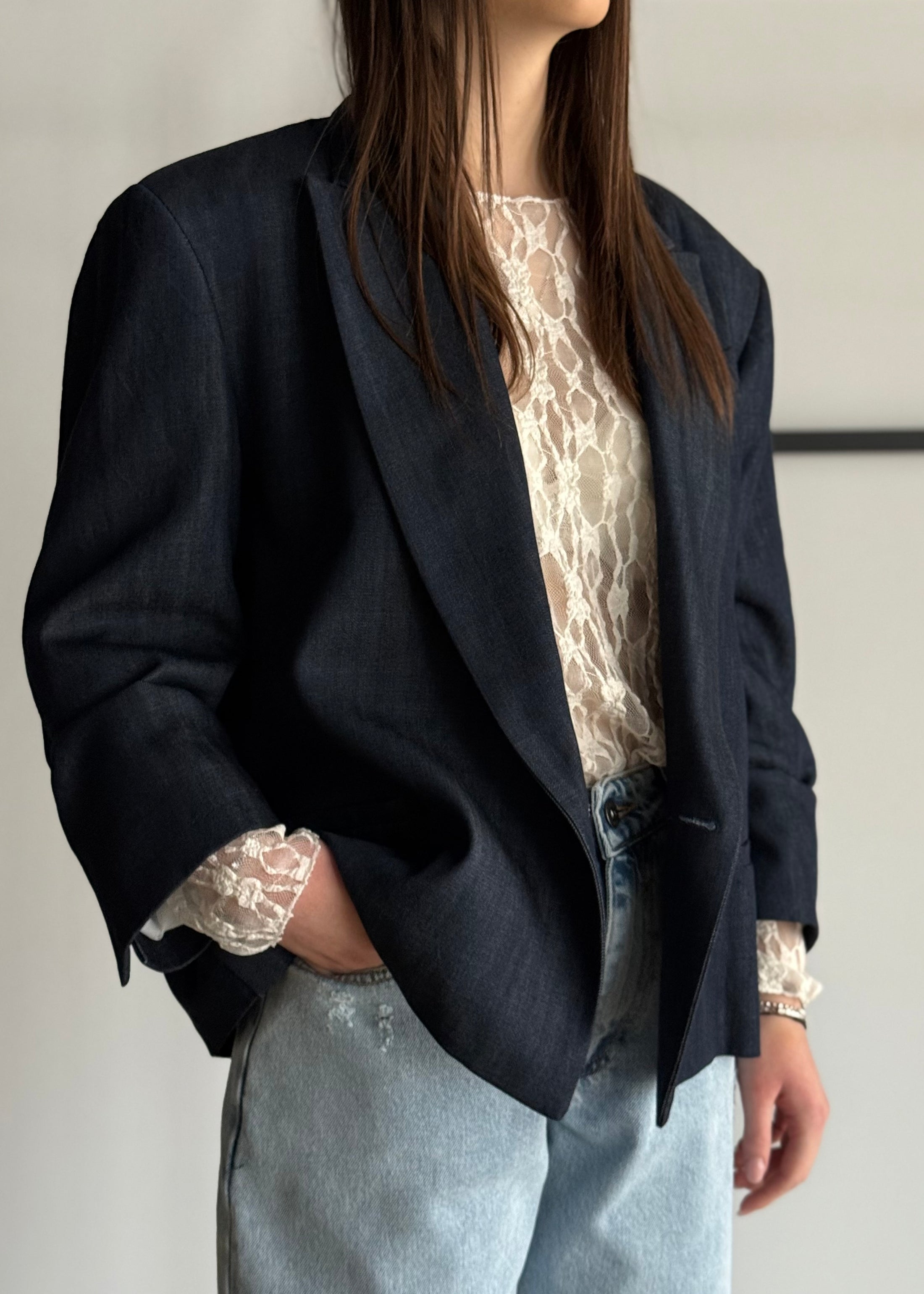 Blazer KONTATTO blu denim