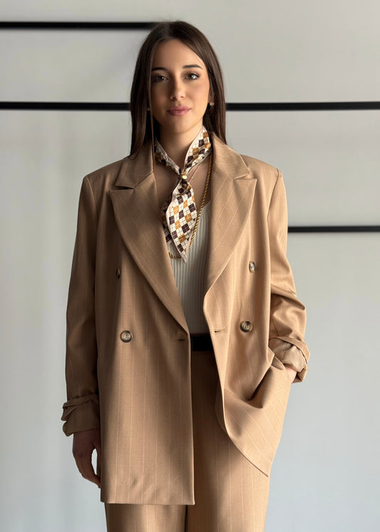 Blazer ZAHJR doppiopetto gessato