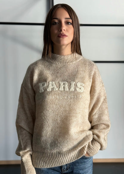 Maglia con ricamo -KONTATTO