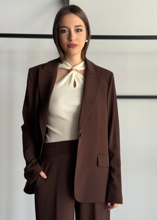 Tailleur KONTATTO cioccolato