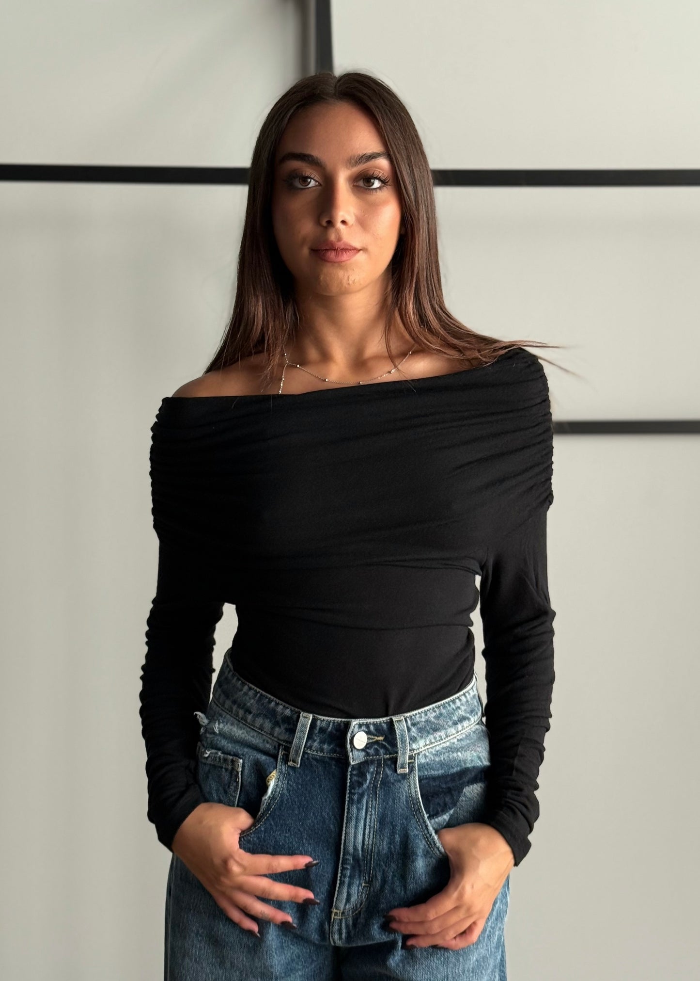 Maglia shiffer in misto lana -ZAHJR