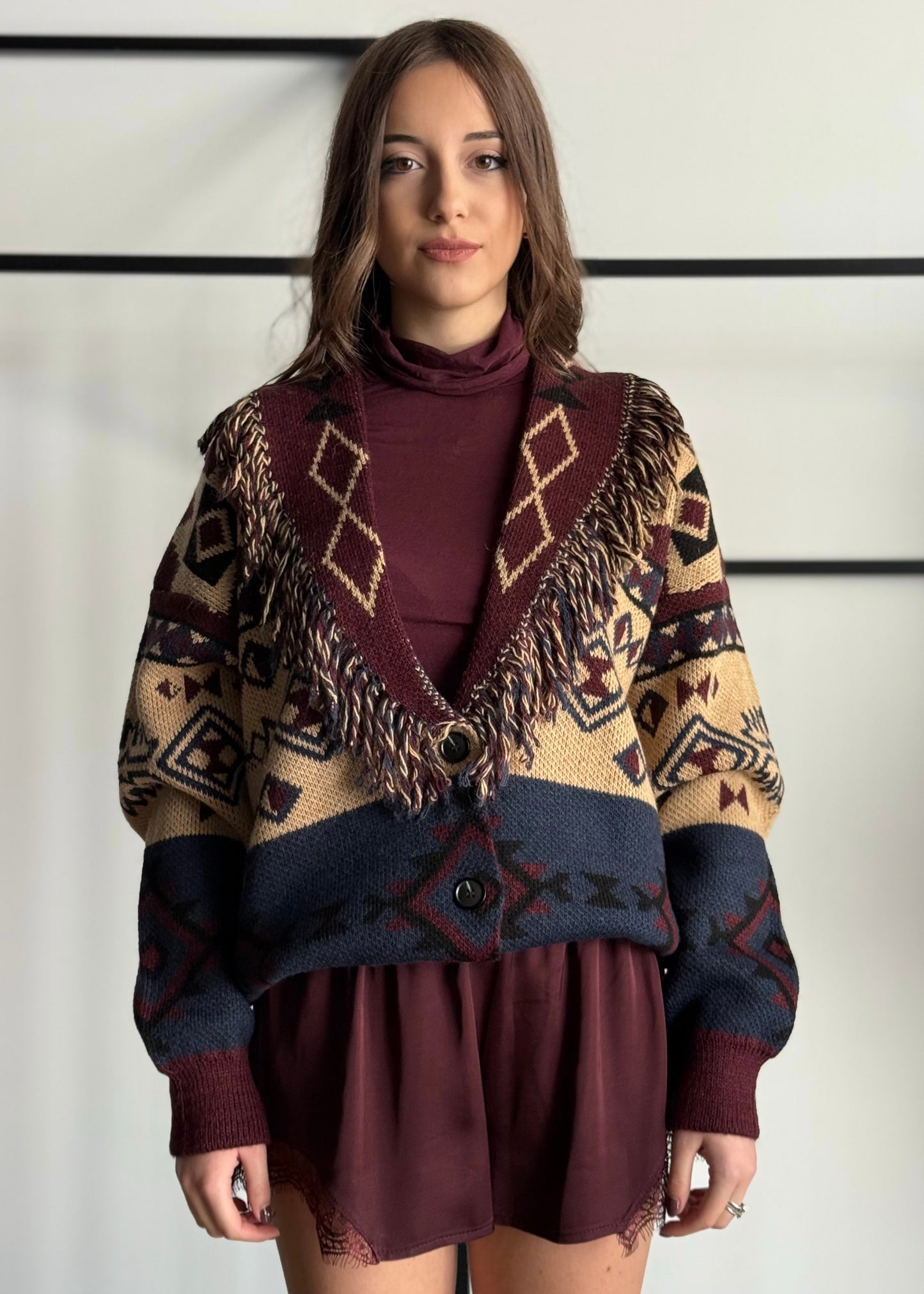 Cardigan ZAHJR jacquard