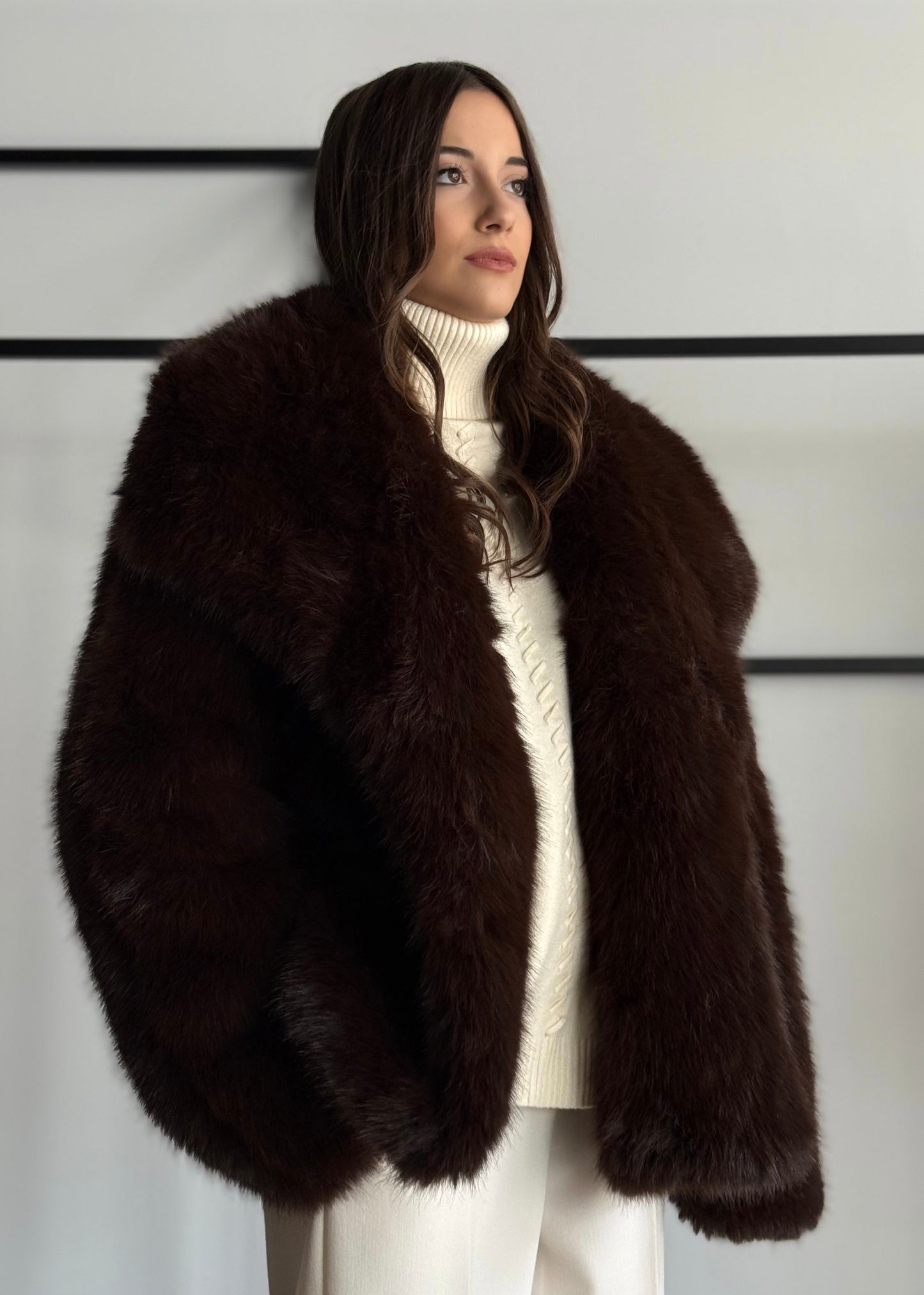 Eco-pelliccia KONTATTO moro