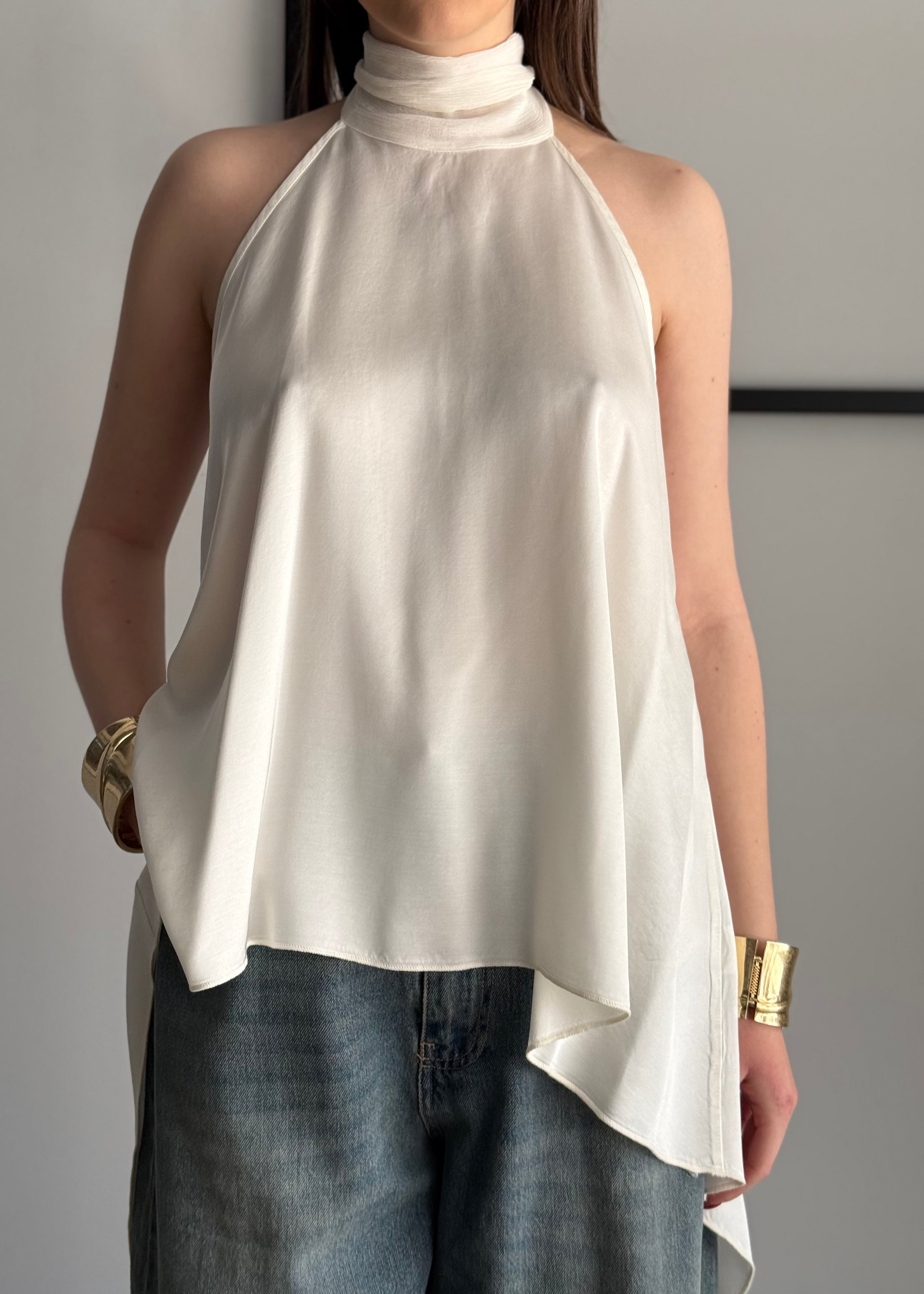 Top halter THEVICE panna