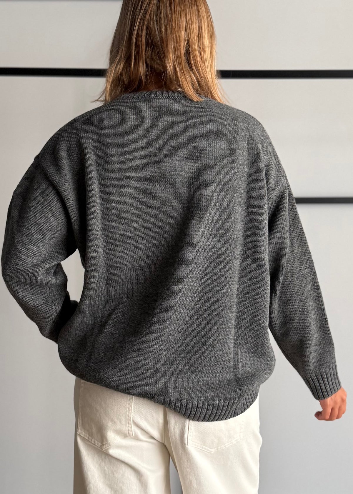 Maglia rombi grigio - KONTATTO