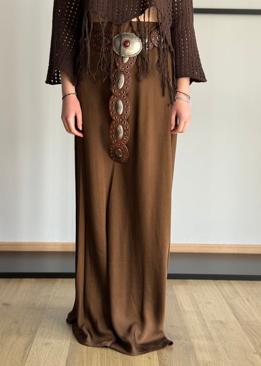 Gonna ZAHJR in satin moro