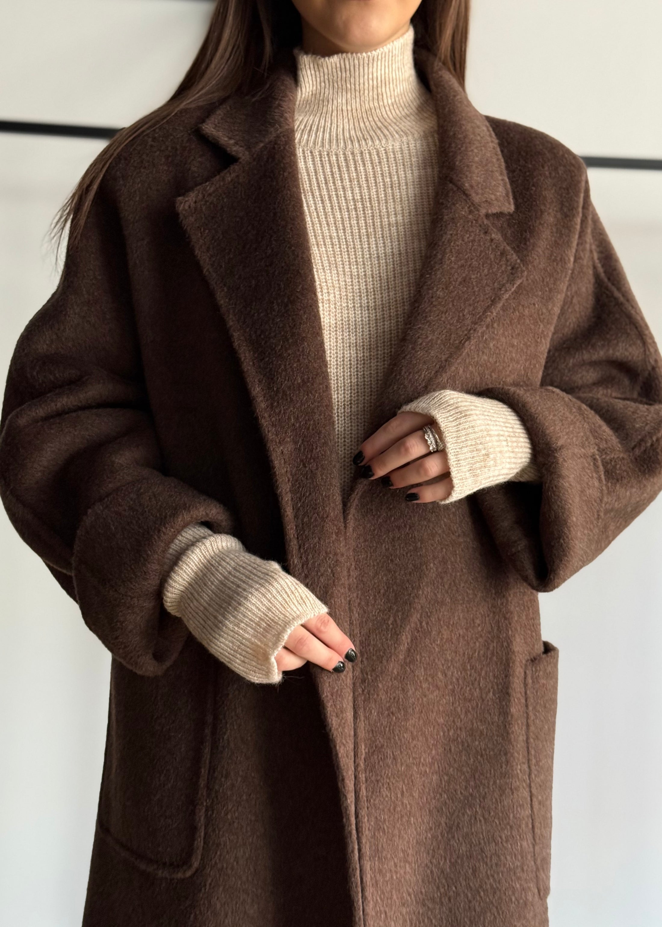 Cappotto E-WOMAN con cintura