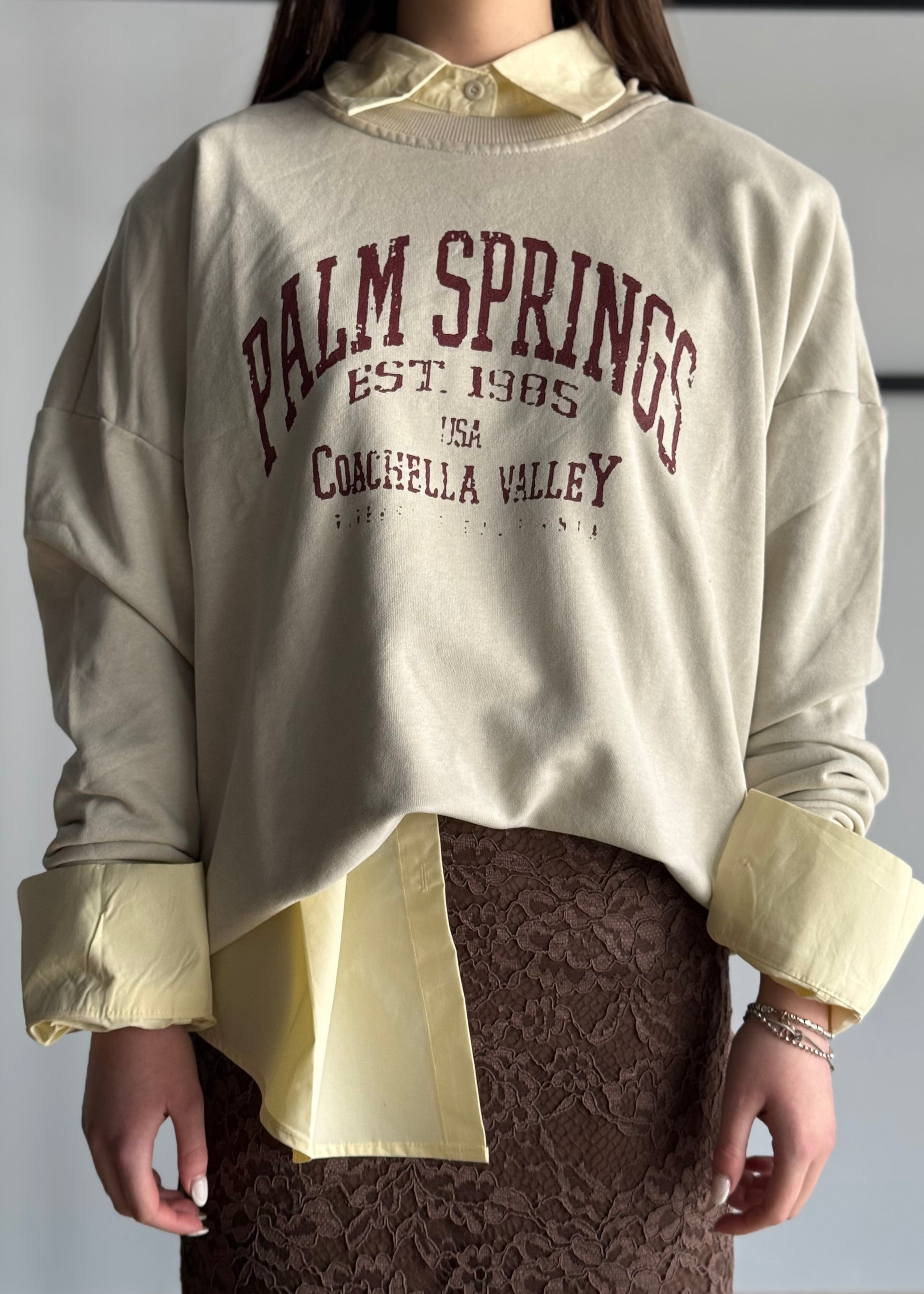 Felpa KONTATTO con stampa