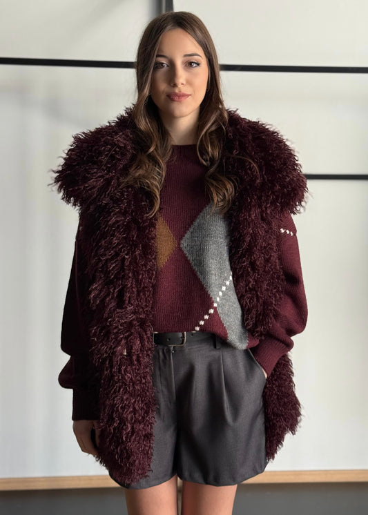 Gilet KONTATTO in Ecopelliccia