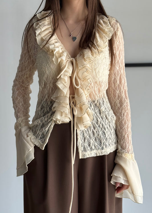 Blusa THEVICE in pizzo