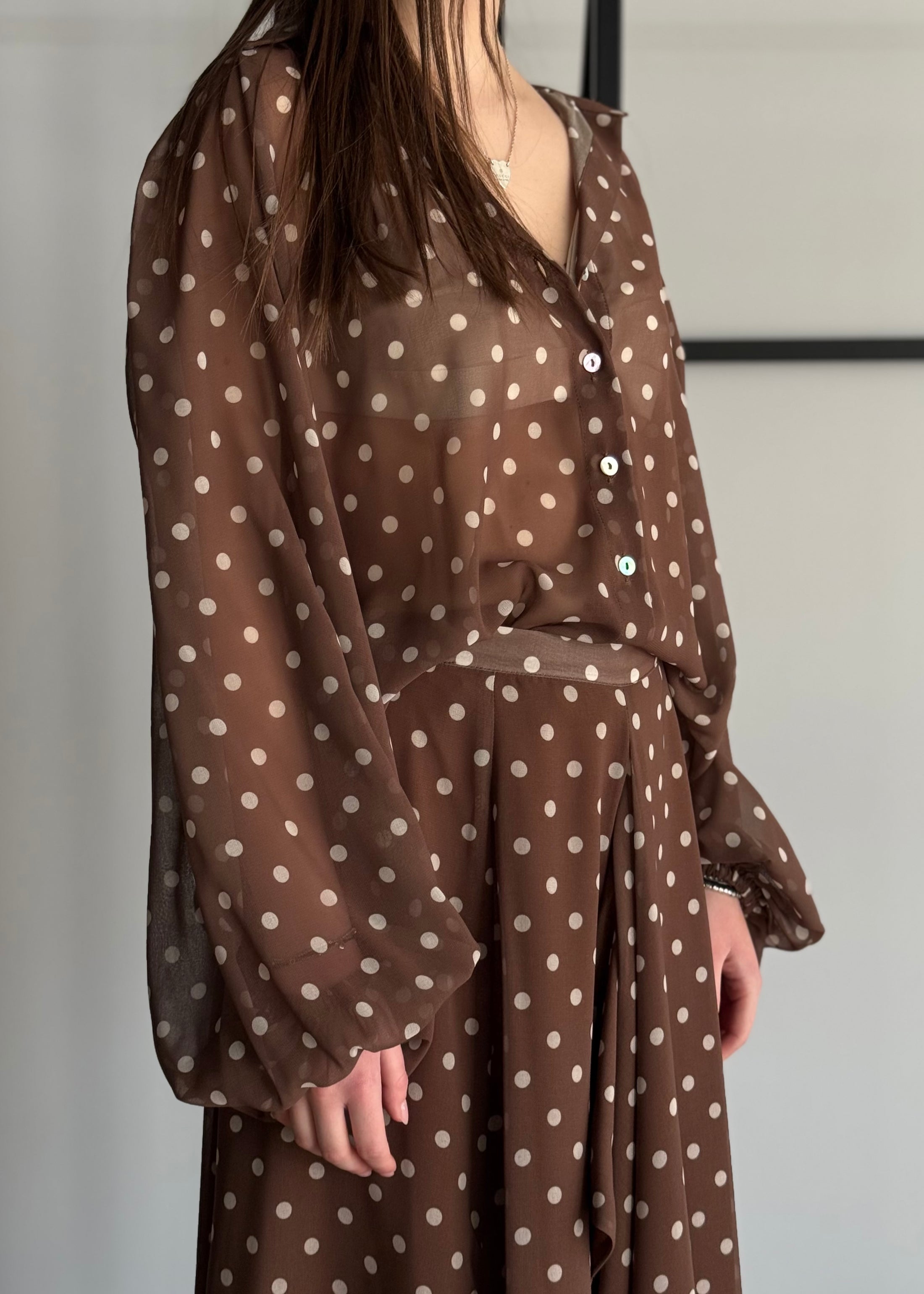 Camicia KONTATTO a pois